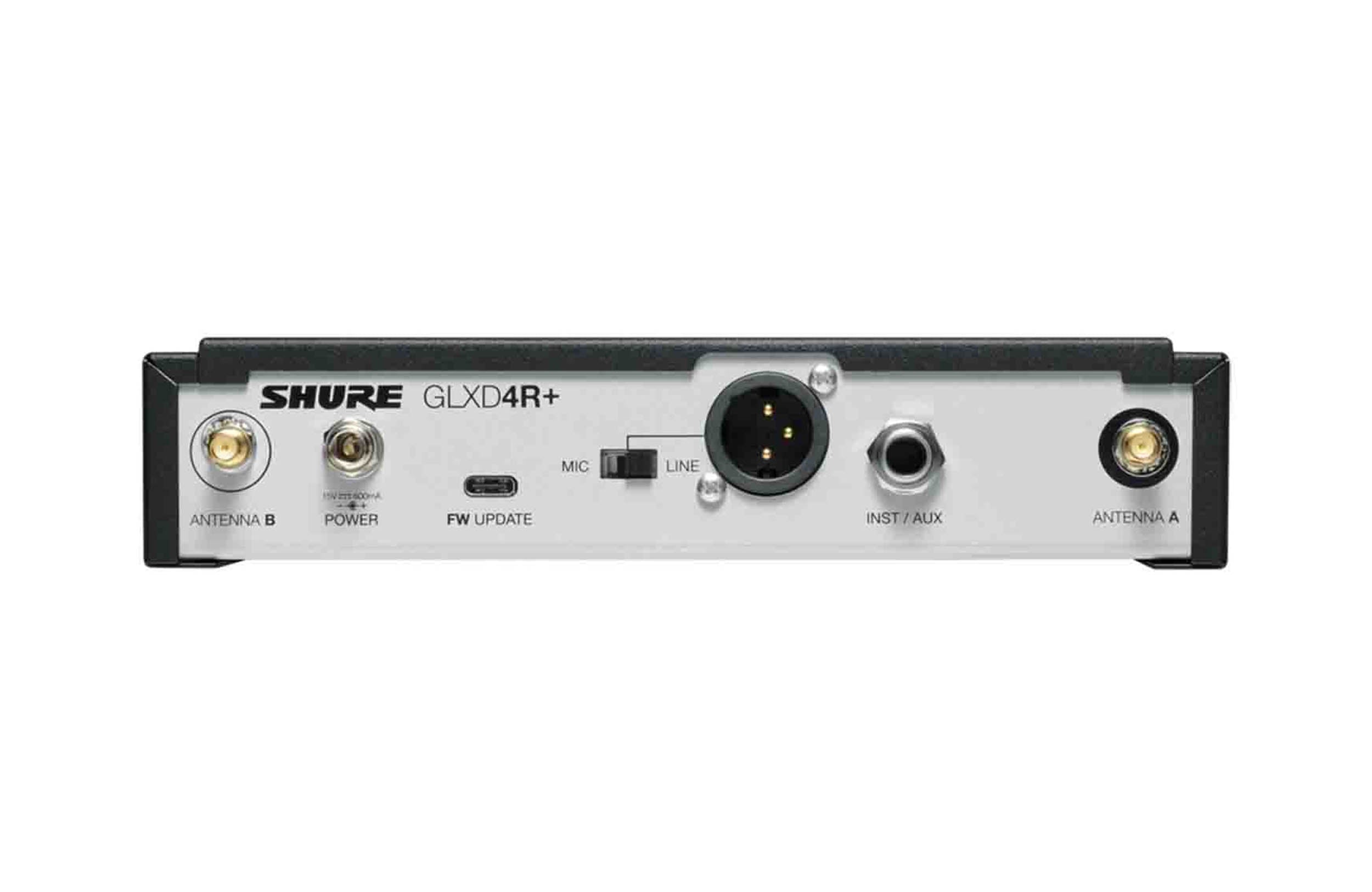 Shure GLXD14R+/93-Z3, Digital Wireless Rack System with WL93 Lavalier Microphone by Shure