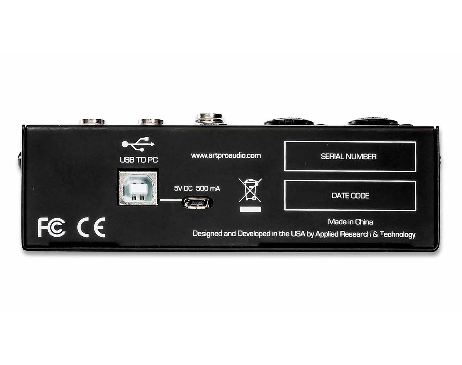 Art USBMix4, 4 Channel Mixer and USB Audio Interface by ART