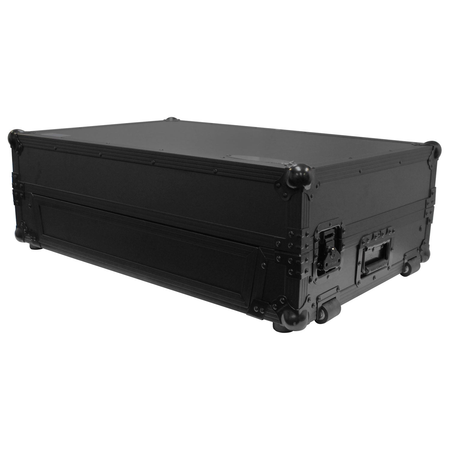 B-Stock: Odyssey FZGSMCX8000W2BL Flight Case for Denon MCX8000 DJ Controller with 2U Rack Space, Wheels, and Glide Platform - Black by Odyssey