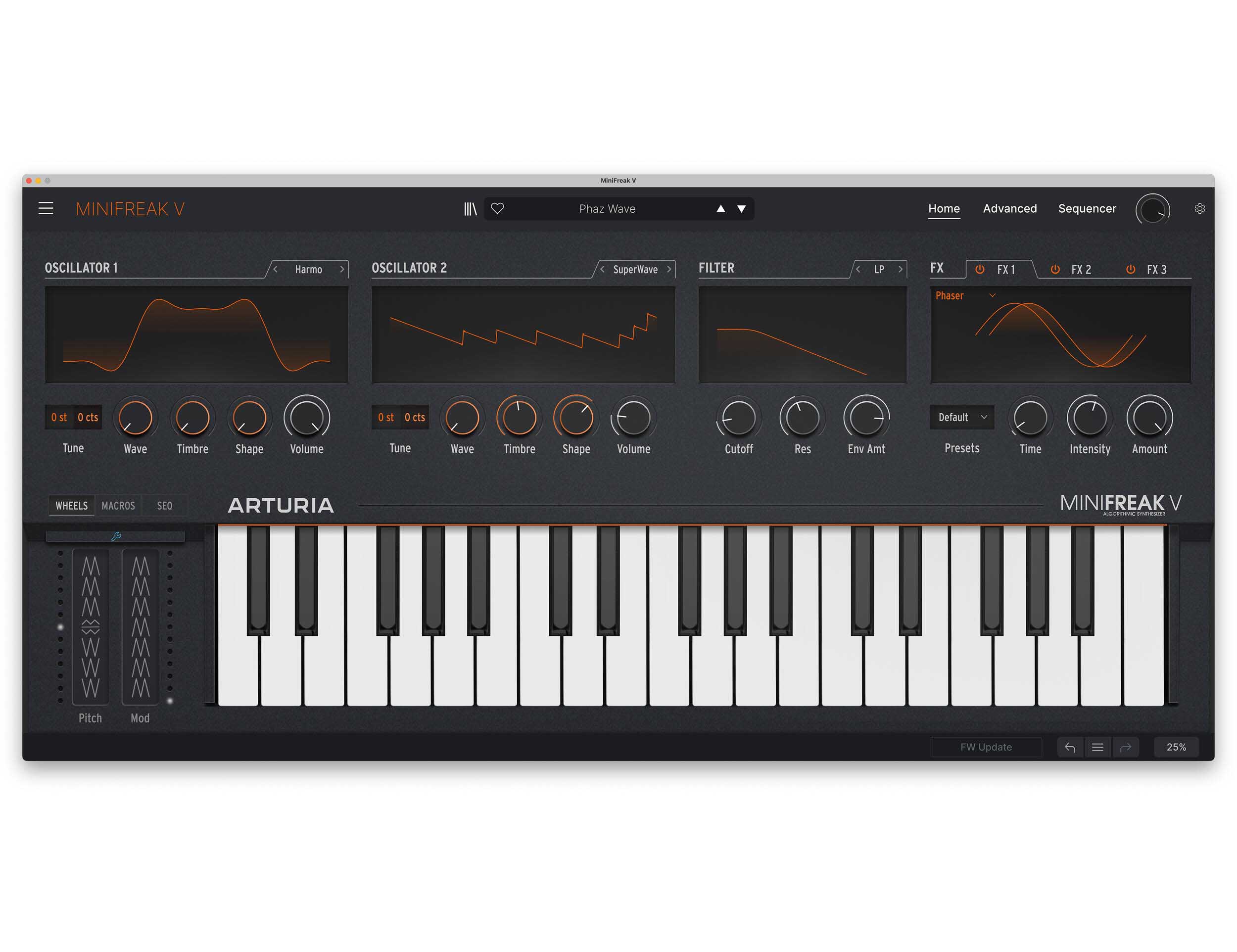 Arturia MiniFreak 37-key Polyphonic Hybrid Synthesizer