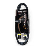 Accu-Cable AC3PDMX, 3-Pin Male To 3-Pin Female Connection DMX Cable by Accu Cable