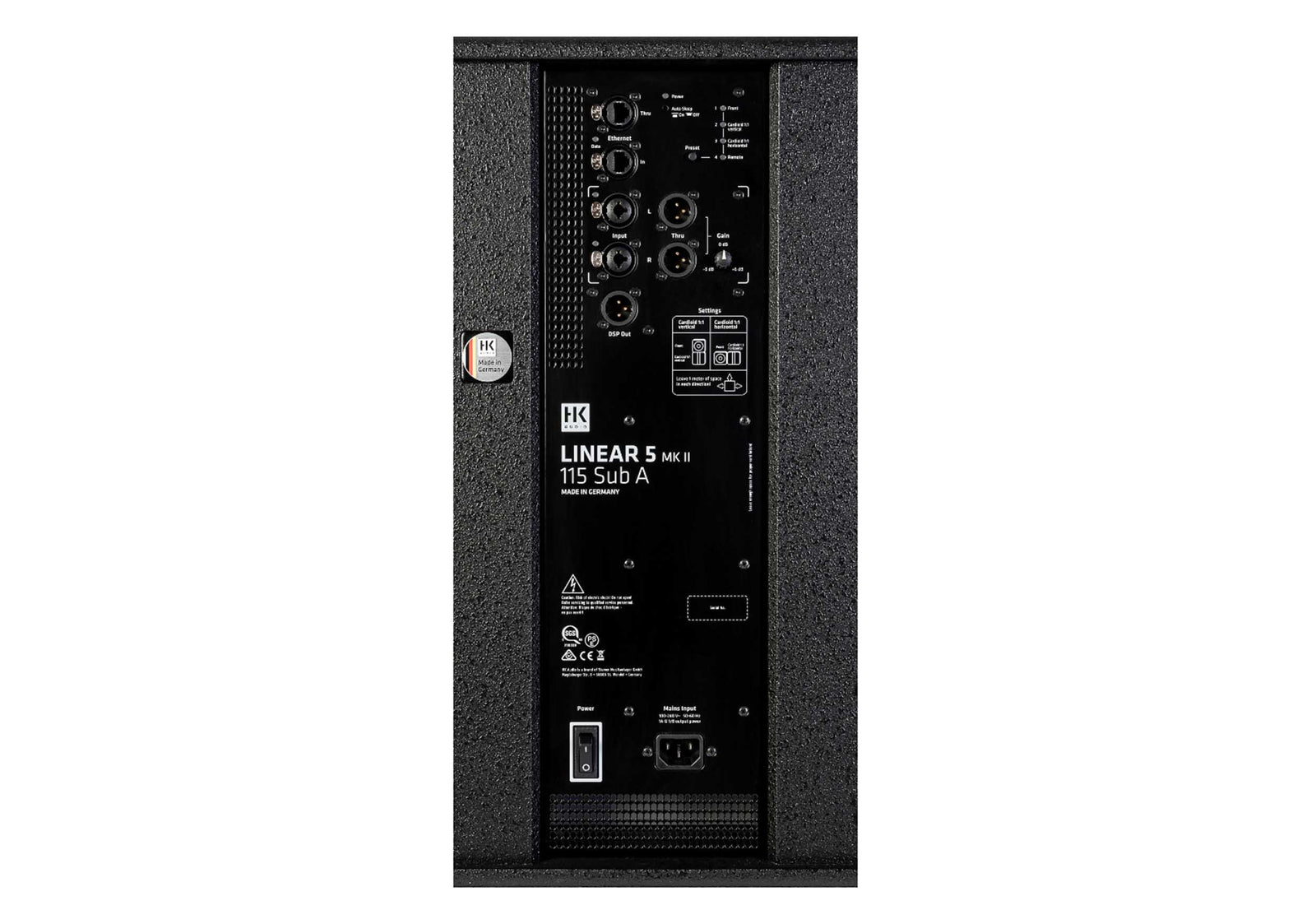 HK Audio LINEAR-5-MK2-115-FA, 15" Active Subwoofer - 1200 Watt by HK Audio