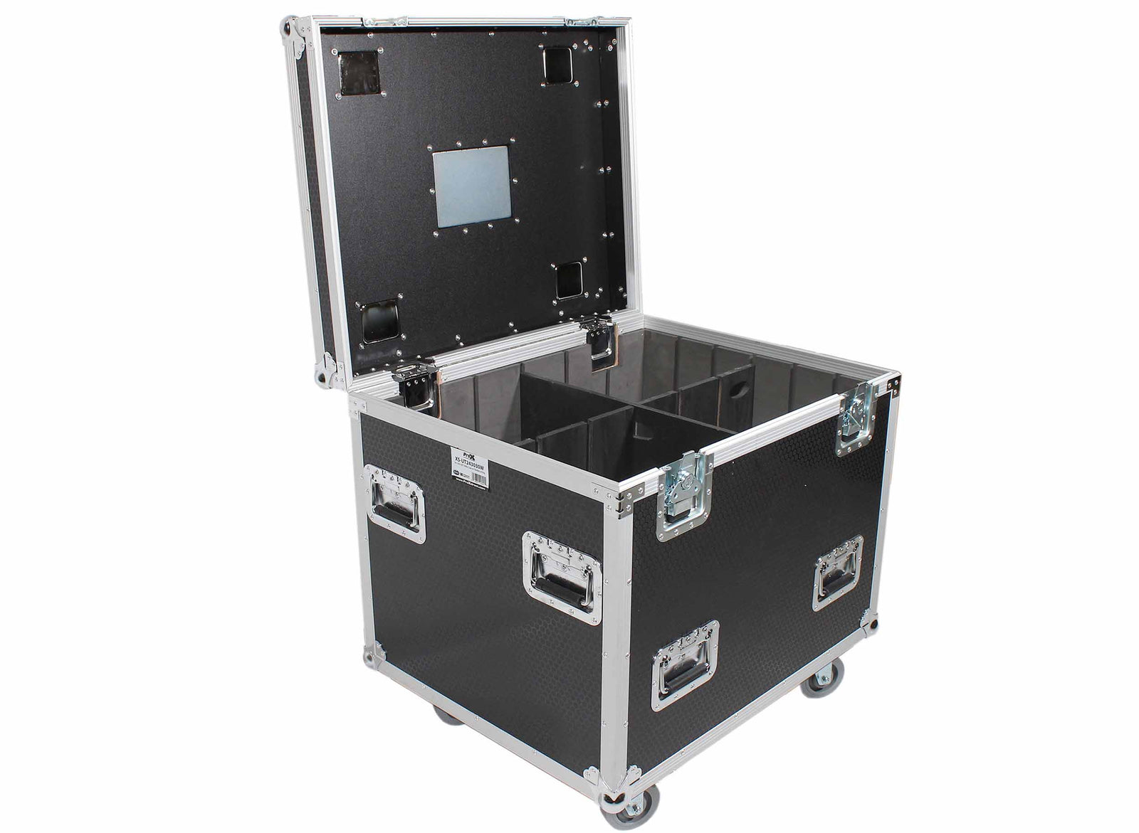 ProX XS-UTL243030WMK2 X2 DJ Package Heavy-Duty Truck Pack Utility Flight Case W-Divider and Tray Kit by ProX Cases