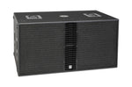 HK Audio L9-118SUBBA, Powered 1100W 18" Dual Vented Bandpass Subwoofer - Black by HK Audio