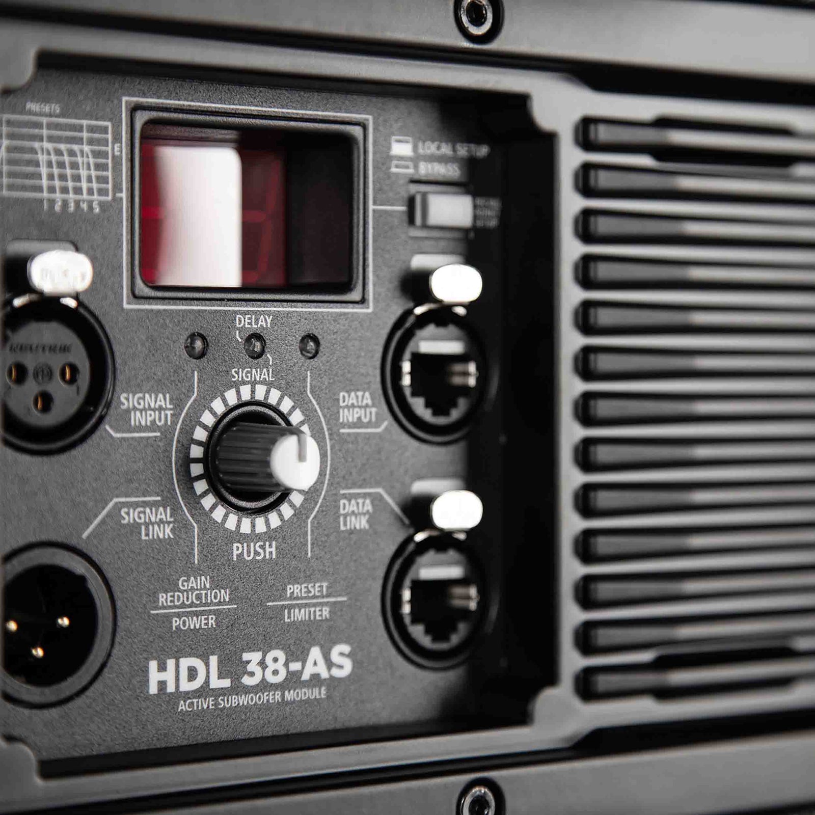 RCF HDL38-AS, 3200W Active Flyable Subwoofer Module - Black by RCF