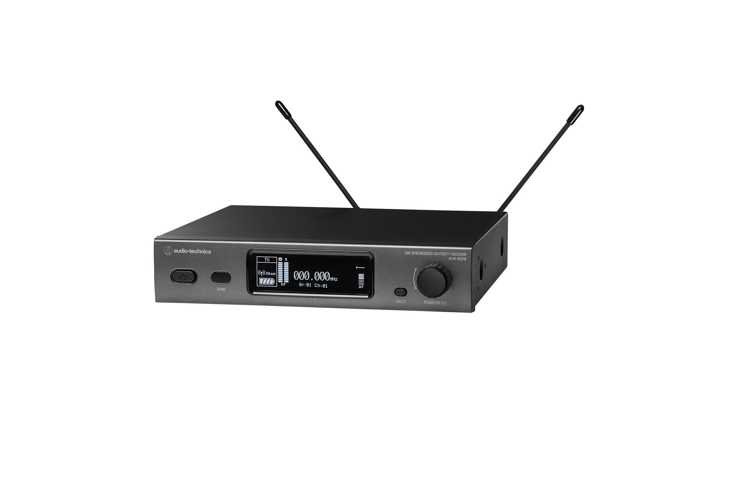 Audio-Technica ATW-R3210DE2, 3000 Series Wireless Receiver - DE2: 470 to 530 MHz by Audio-Technica