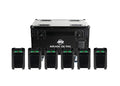 ADJ Mirage Q6 Pak Black, All-in-One Battery-Powered Event Up Lighting System by ADJ