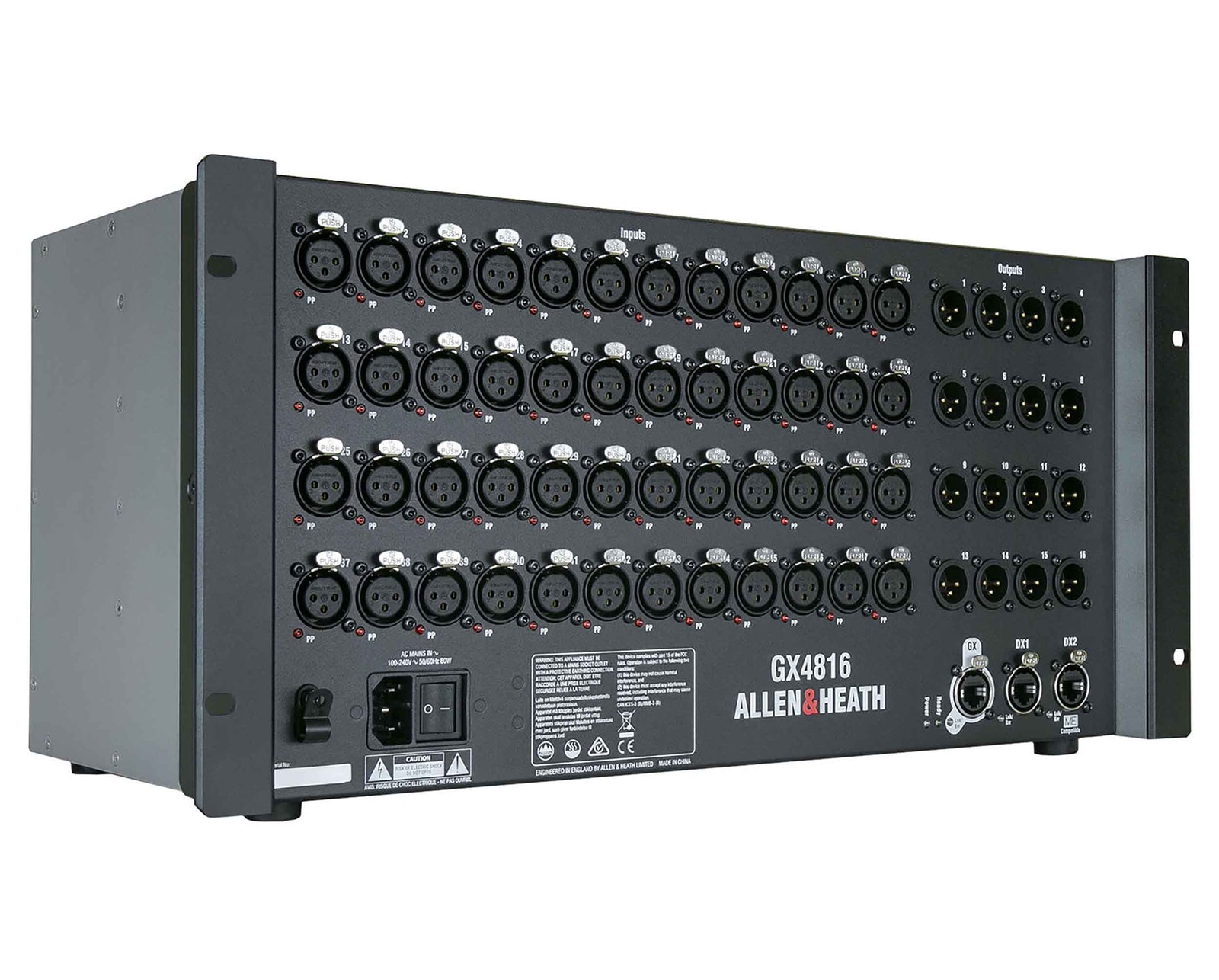 Allen & Heath GX4816, 48x16 Portable GX Expander with DX Sockets by ALLEN & HEATH