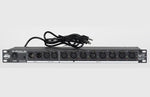 ADJ D4 Branch RM, 4-Way Distributor/Booster With 3-Pin And 5-Pin XLR Input and Output Jacks by ADJ