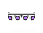 Chauvet DJ RGBW LED Derby Effect Lights DJ Package with 4-Par Wash Light System, USB Transceivers and Wireless Lighting Controller by Chauvet DJ