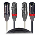 ProX XC-DXLR50 Balanced Dual XLR-M to Dual XLR-F High Performance Audio Cable - 50 Feet by ProX Cases