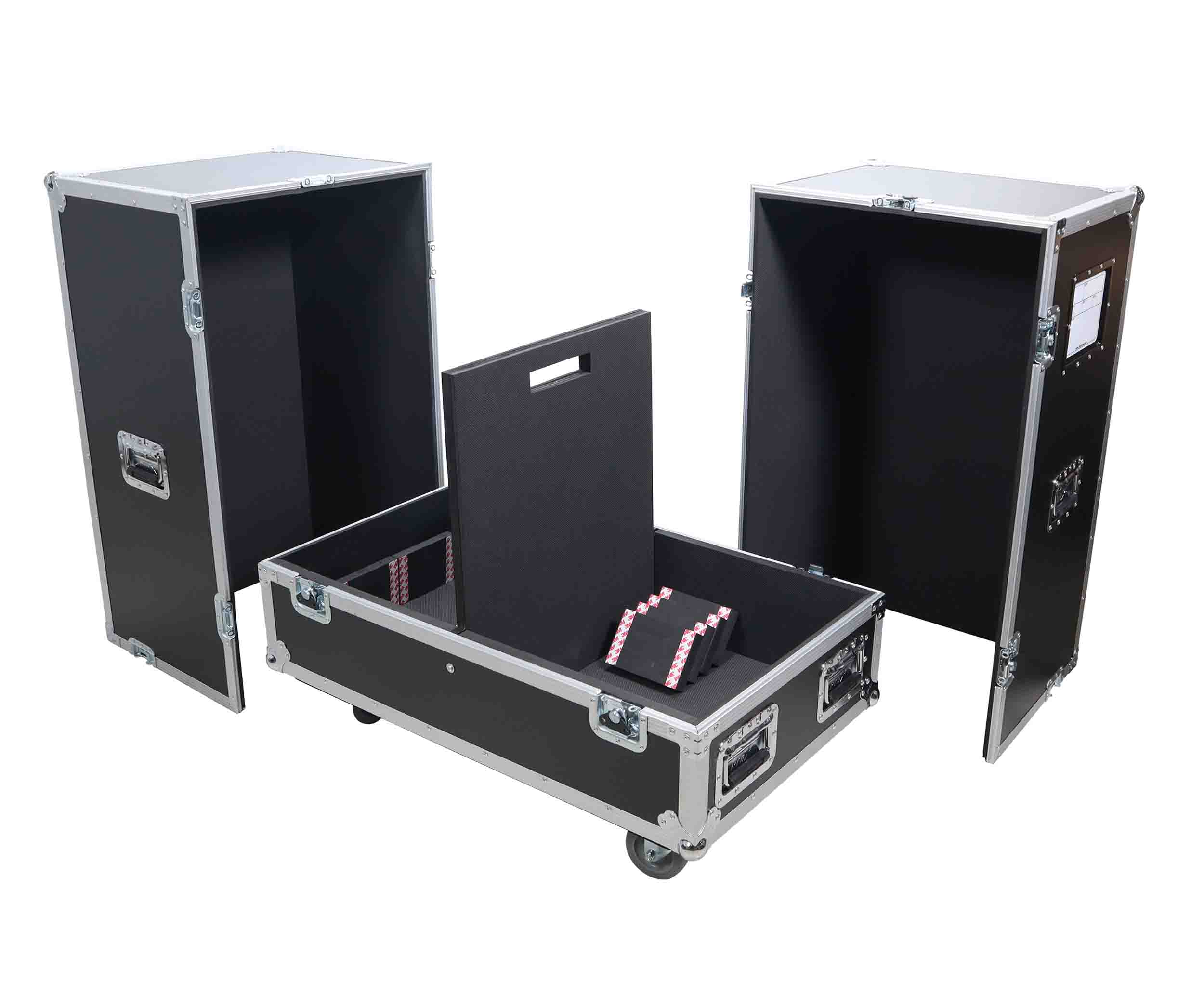 ProX XS-SP2X441917W, Universal ATA Dual Speaker Flight Case for 2x QSC KW153 RCF TTL6-A and Similar Sizes by ProX Cases