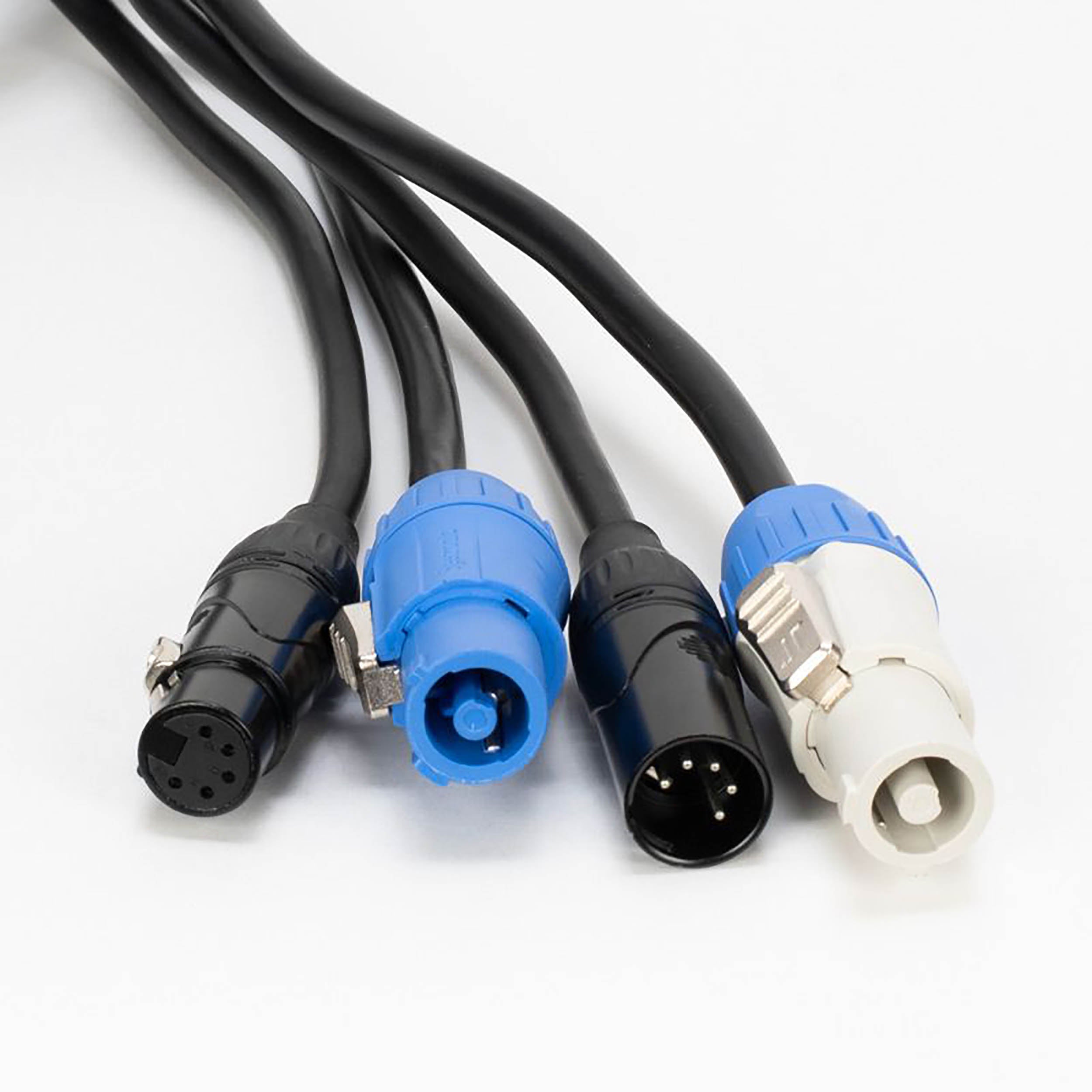 Accu-Cable AC5PPCON6, 5-Pin DMX & Locking Power Link Combo Cable - 6 Ft by Accu Cable