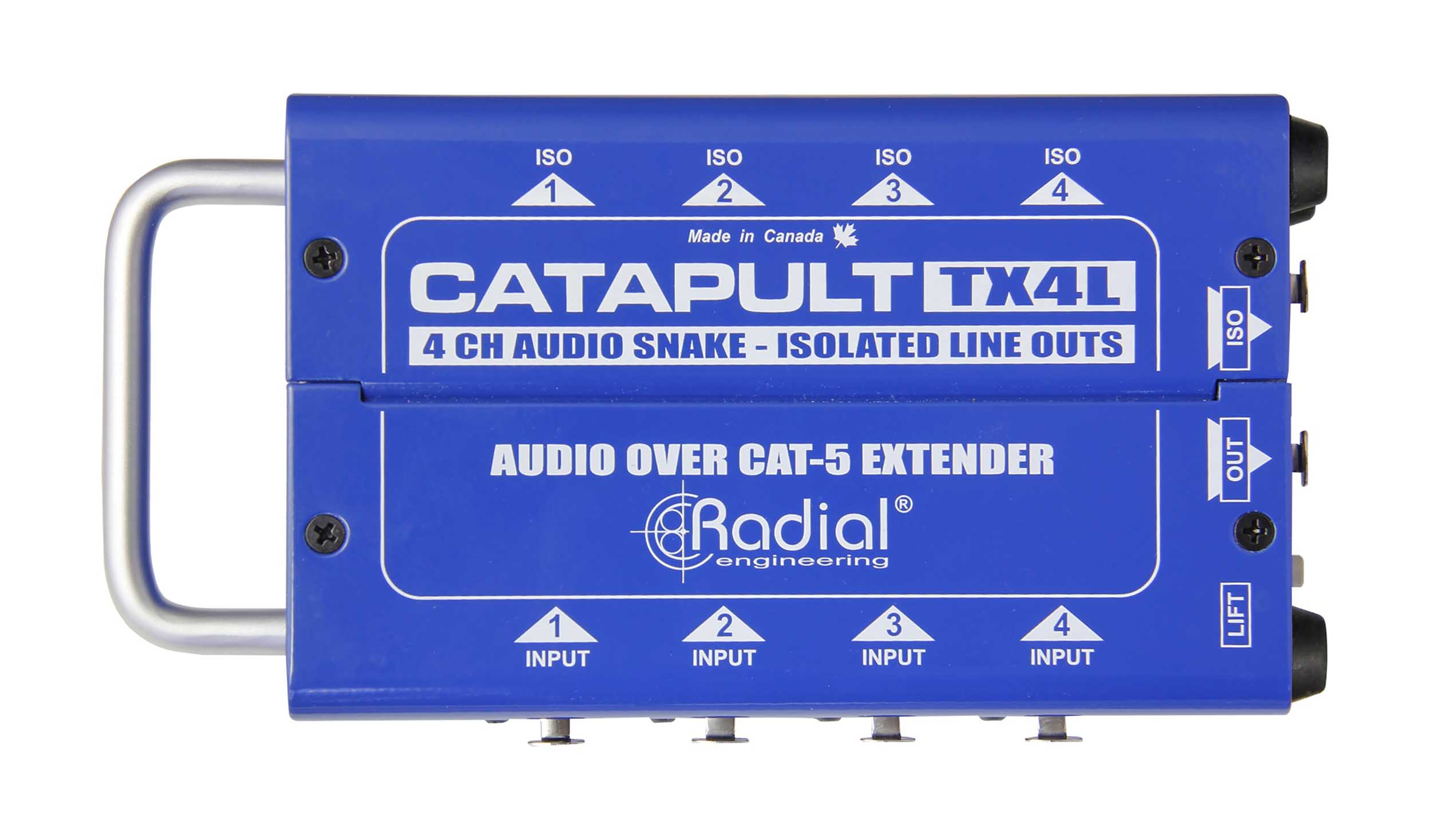 Radial Engineering Catapult 4-Channel Cat 5 Audio Snake- Transmitter by Radial Engineering