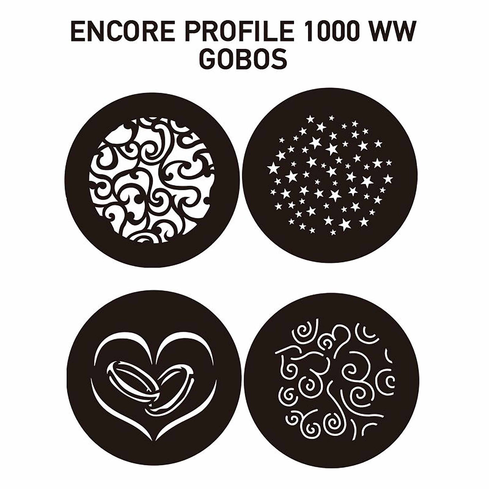 ADJ Encore Profile 1000 WW, Warm White (3200K) C.O.B. LED Ellipsoidal with Manual Zoom - 120 Watt by ADJ