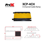 ProX XCP-4CH-MK2 Professional Cable Ramp Protector - 4 Channels by ProX Cases