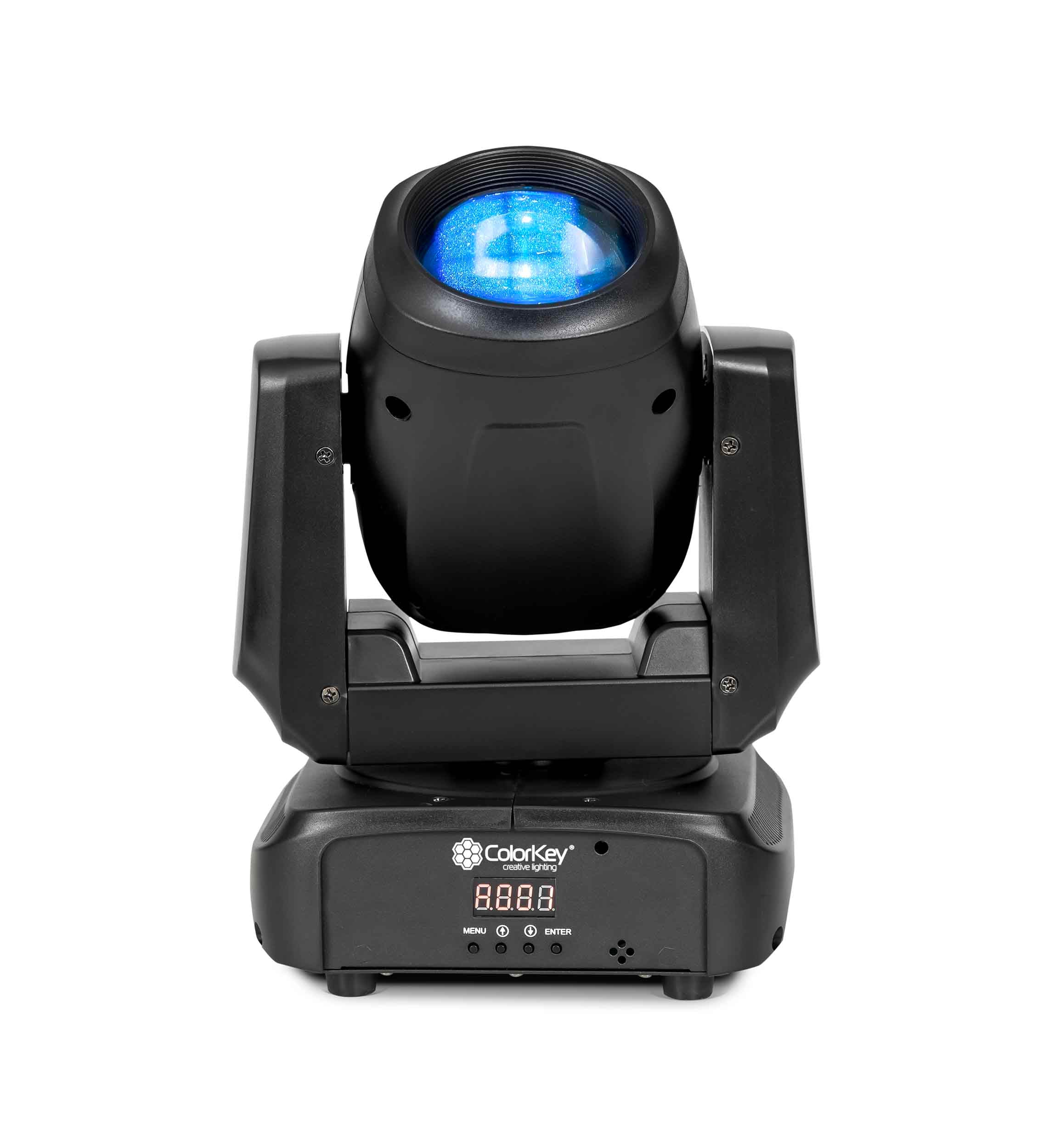Colorkey CKU-5060, Compact 100-Watt Moving Head Beam with Rainbow Prism by ColorKey