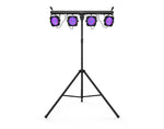 Chauvet DJ RGBW LED Derby Effect Lights DJ Package with 4-Par Wash Light System, USB Transceivers and Wireless Lighting Controller by Chauvet DJ