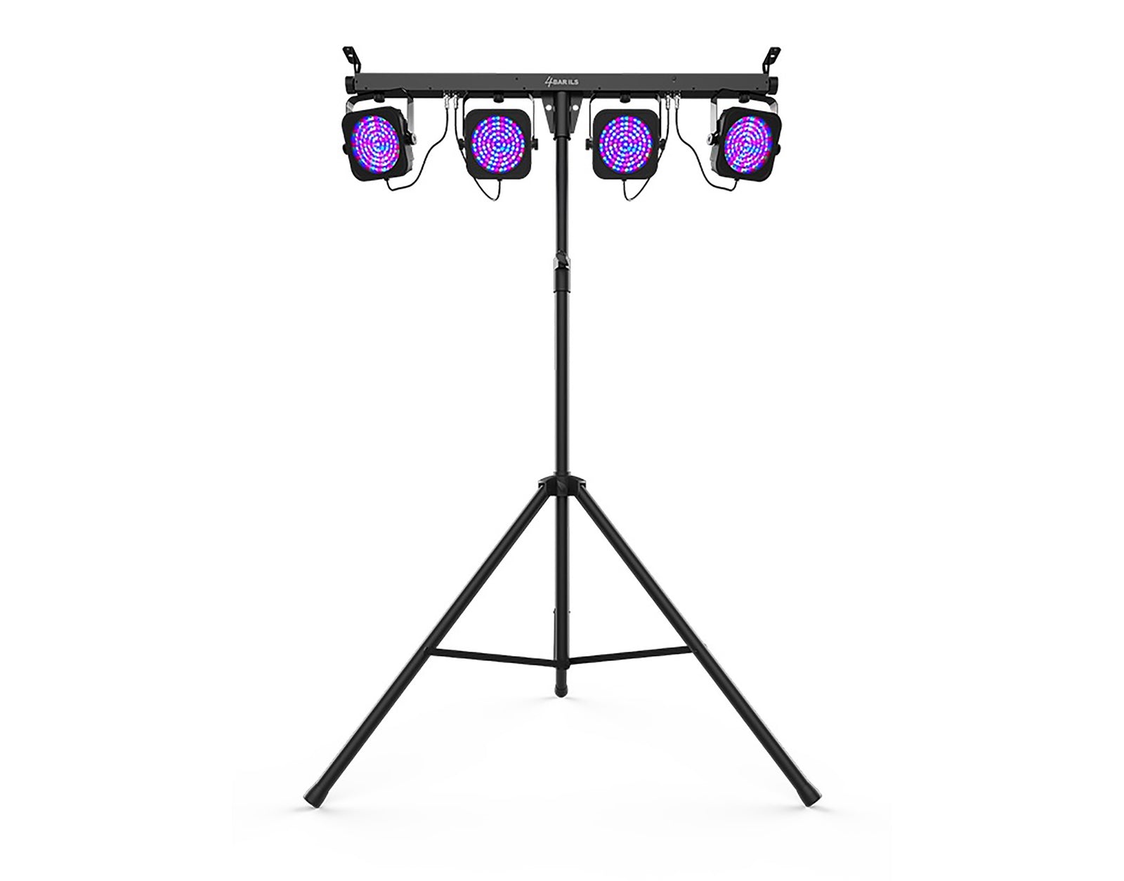 Chauvet DJ RGBW LED Derby Effect Lights DJ Package with 4-Par Wash Light System, USB Transceivers and Wireless Lighting Controller by Chauvet DJ