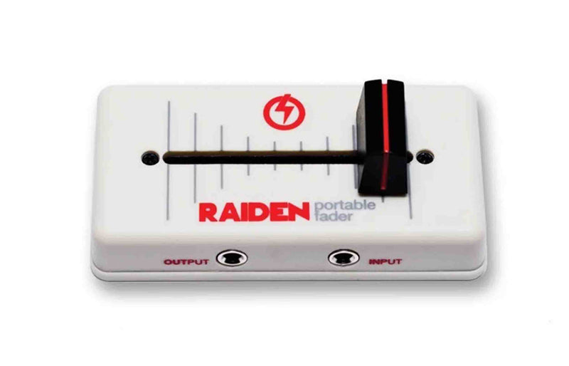 Raiden Fader VVT-MK1 Off  White/Red Left Hand Cut Portable Fader by RAIDEN FADERS
