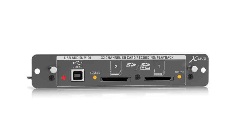 Behringer X-LIVE, X32 Expansion Card for 32-Channel Live Recording/Playback by Behringer