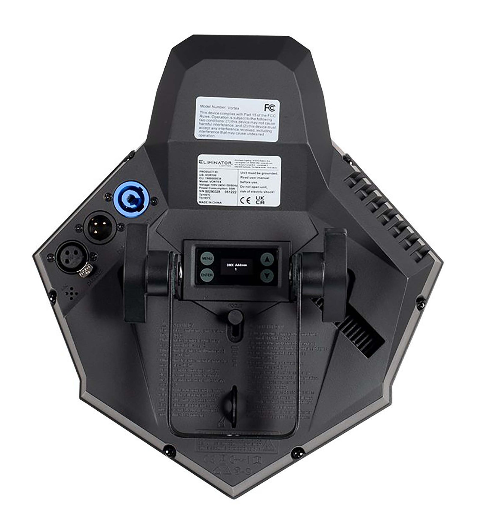 Eliminator Lighting Vortex, Classic 80-Watt LED Moonflower Effect with Barrel Mirrored Scanner by Eliminator Lighting