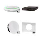 Shure 310X W-V Ecosystem DJ Package Including 2 MXA310W Microphone, 1 P300-IMXAudio Processor, 2 MXN5W-C Ceiling Loudspeaker and 2 Tile Bridge by Shure