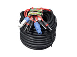 ProX XC-PWC14-DXLR100, 100 Ft Jumper Power Connection with Dual XLR-F And XLR-M Cable DJ Package - Pair by ProX Cases