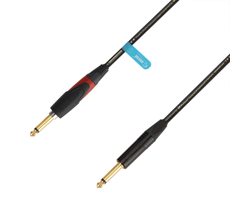 Adam Hall Cables 5 STAR IPP 0600 Instrument Cable Palmer and Neutrik silent PLUG Jack TS - 6m / 20 Ft by Adam Hall