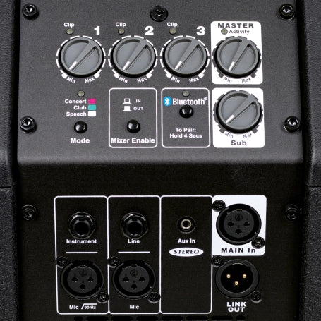 Yorkville Sound Tower12 Column Pa Systems Pair with 25' Cables & Gig Bag by Yorkville Sound