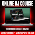 Rekordbox Beginner Course, online DJ video course by Crossfader shown on a laptop, video lessons only, no DJ equipment included - Hollywood DJ