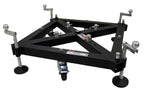 ProX XT-GSB MK2 Universal Truss Ground Support on Wheels with Leveling Jacks for F34 and F44 - Hollywood DJ