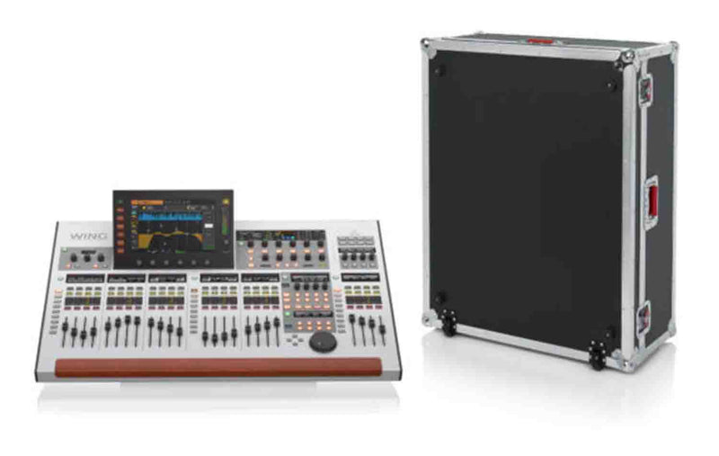 Bundle Kit Product of Behringer Wing, 48-Channel Digital Mixing Console with Gator ATA G-Tour Mixer Series Road Case - Hollywood DJ