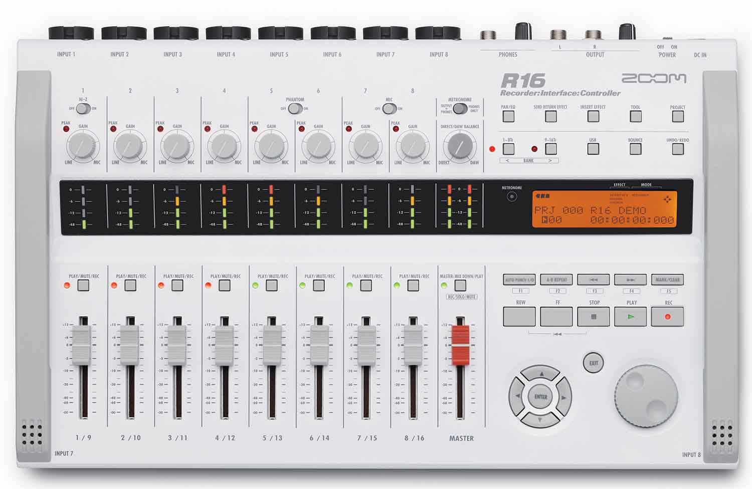 Zoom R-16, MultiTrack Recorder With Built-In Stereo Condenser Microphones - Hollywood DJ
