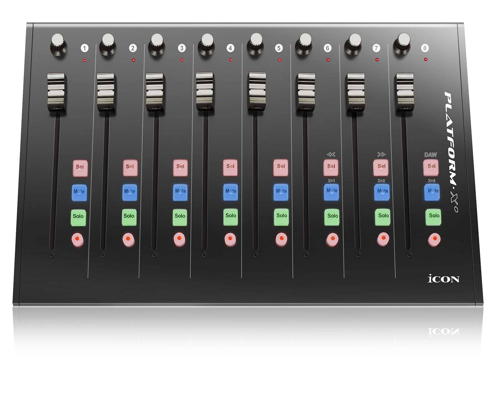 Icon Pro Audio PLATFORMX+ With 32 Channels and 8 Touch-Sensitive Motorized Faders - Hollywood DJ