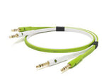 Oyaide DJ Cable 1/4 TRS to 1/4 TRS Neo d+ TRS Class B 1.0m - Green - Hollywood DJ