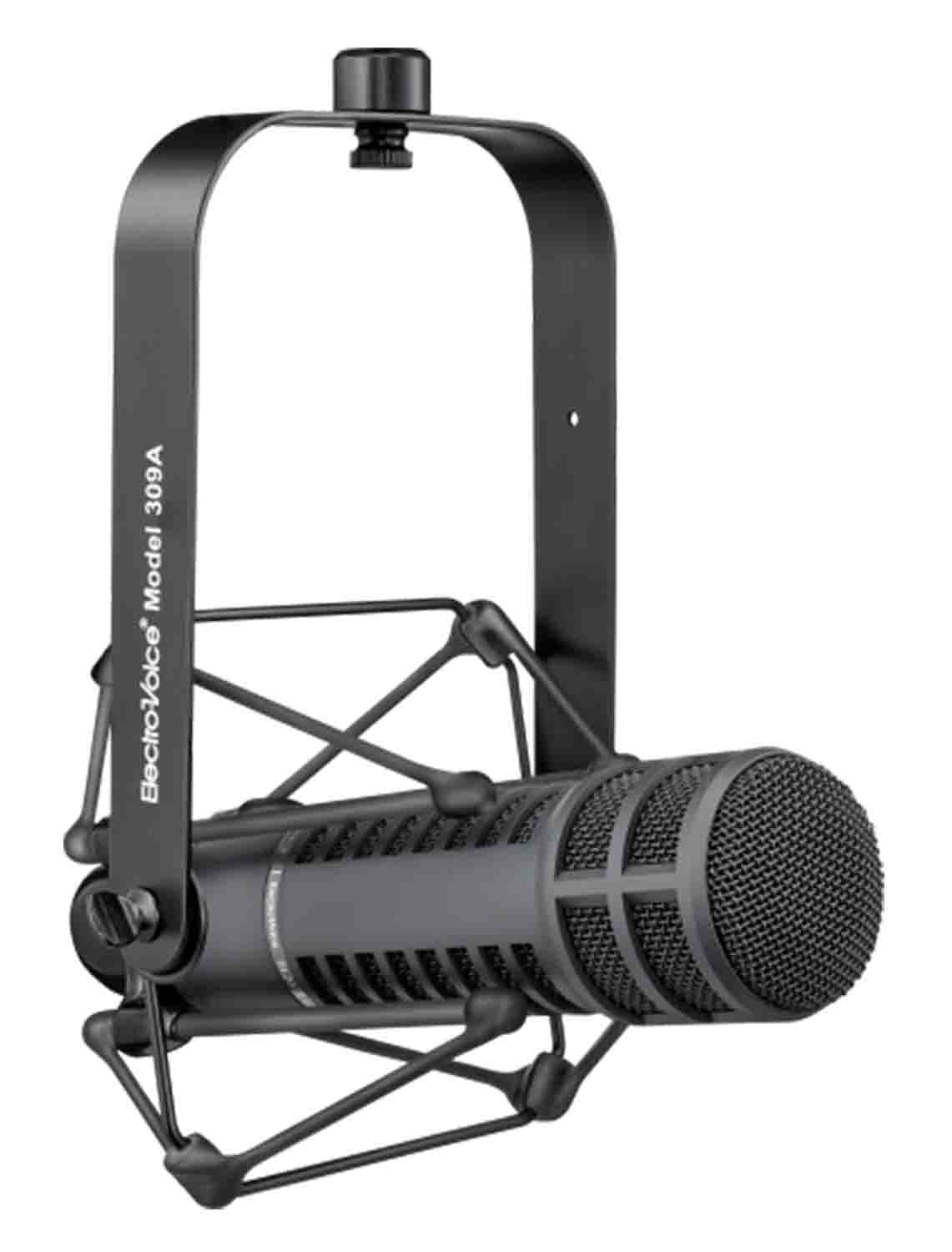 Electro-Voice RE20-BLACK, Broadcast Announcer Microphone with Variable-D (Black) - Hollywood DJ