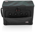 Gator Cases GR-RACKBAG-4U, 4U Lightweight Rack Bag with Aluminum Frame and PE Reinforcement - Hollywood DJ