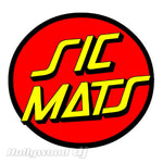 Sicmats DJ Turntable Slipmats 'SANTA CRUZ' Slip Mat Sic Mats Scratch Pad - Pair - Hollywood DJ
