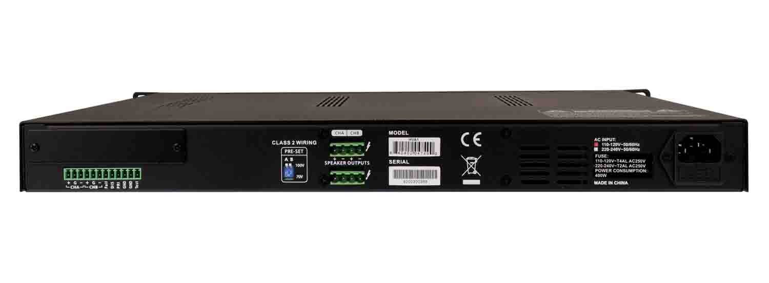 Art HVA1, 70/100V Class-D Installation Amplifiers - Hollywood DJ
