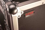 Gator Cases G-TOUR 10X14 PU, 10U Top 14U Side Console Rack Case with Casters - Hollywood DJ
