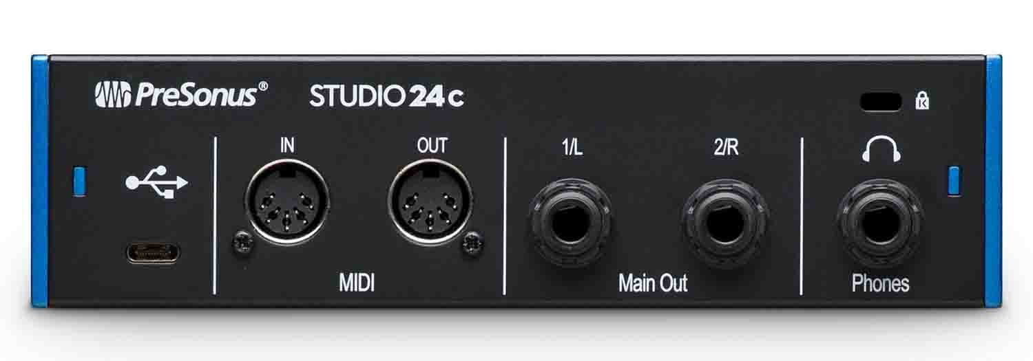 Presonus STUDIO 24C USB-C Compatible Audio Interface - Hollywood DJ