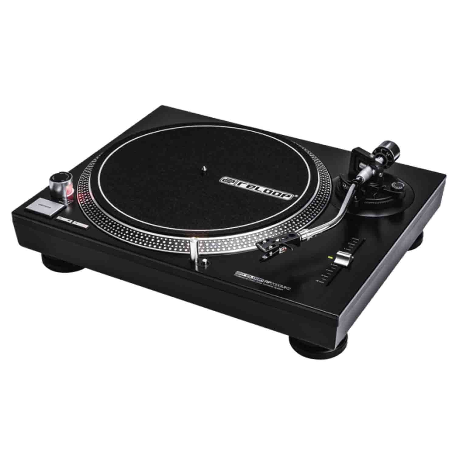 Reloop RP-2000 MK2 Dual DJ Turntable Package with Cases - Hollywood DJ