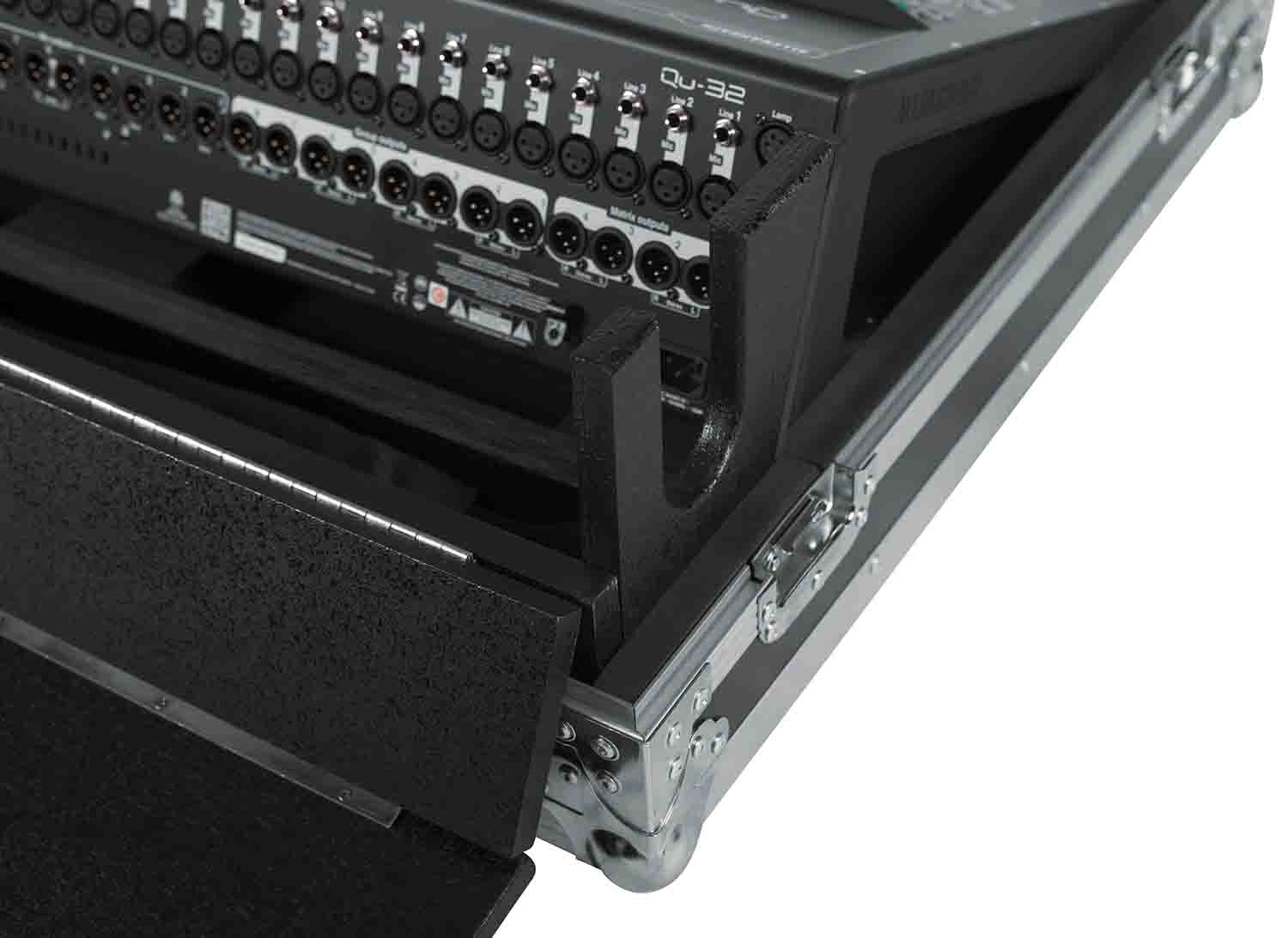 Gator Cases G-TOURQU32 Flight Case for Allen & Heath QU32 Mixing Console with Doghouse Design - Hollywood DJ