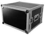 ProX T-6RSP14, 6U Vertical Shockproof Effects Rack 14" Depth Rail to Rail with Handles - Hollywood DJ