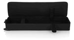 Gator Cases GK-88 SLXL Rigid Lightweight Case for Slim, Extra long 88 Note Keyboards with Wheels - Hollywood DJ
