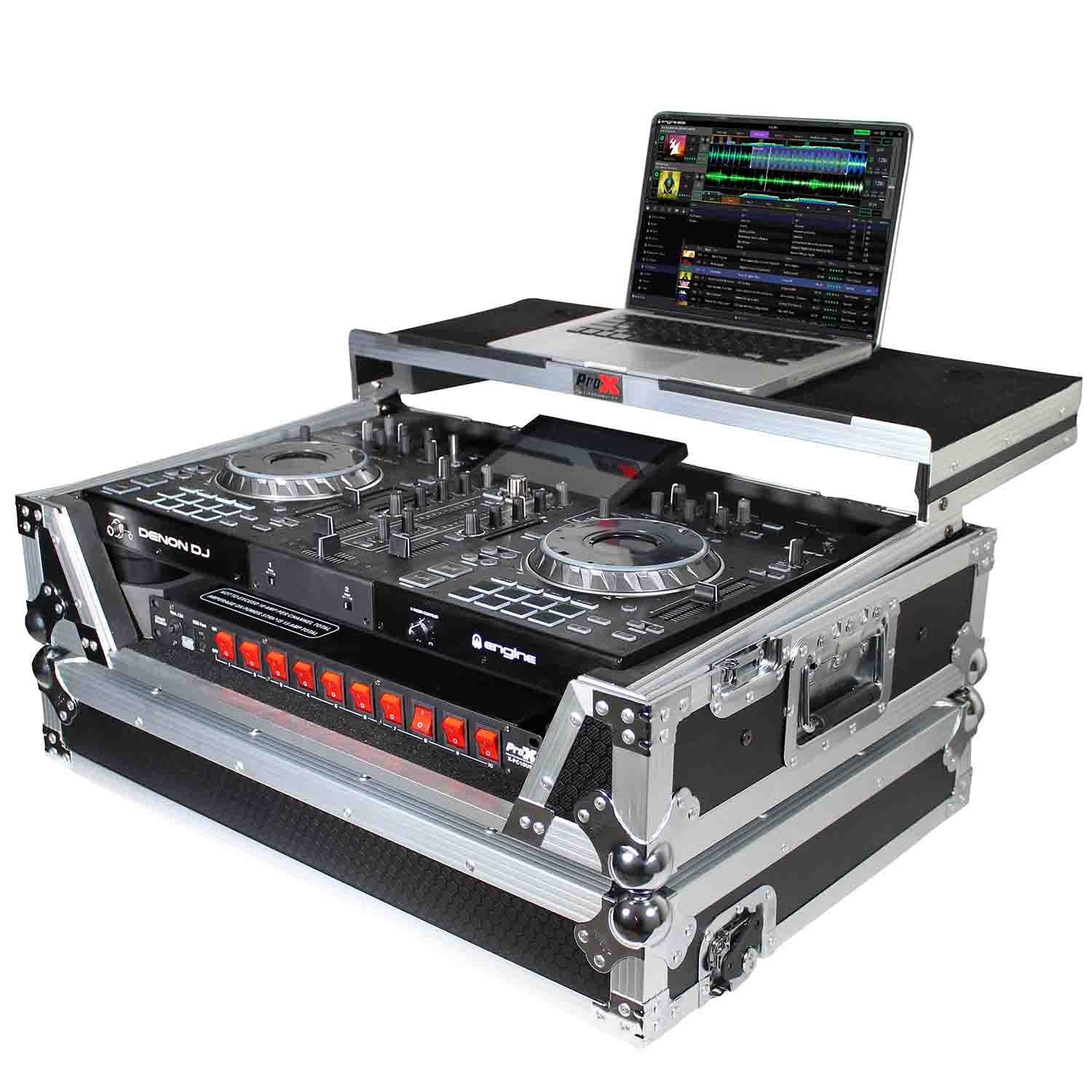 ProX XS-PRIME2 LT DJ Flight Case For Denon Prime 2 Standalone DJ System - Hollywood DJ