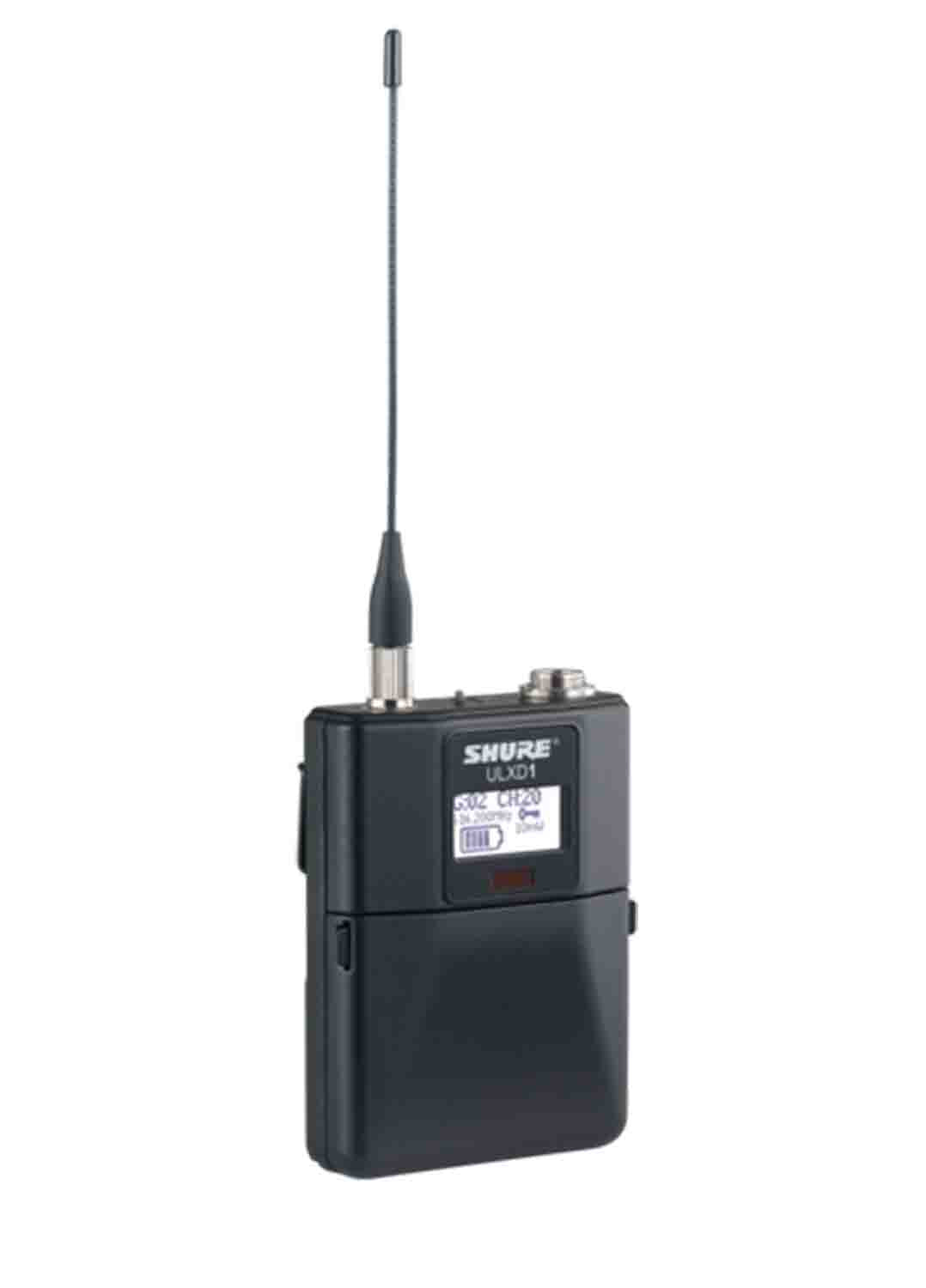Shure ULXD1-G50 Digital Bodypack Transmitter - G50 (470-534 MHz) - Hollywood DJ