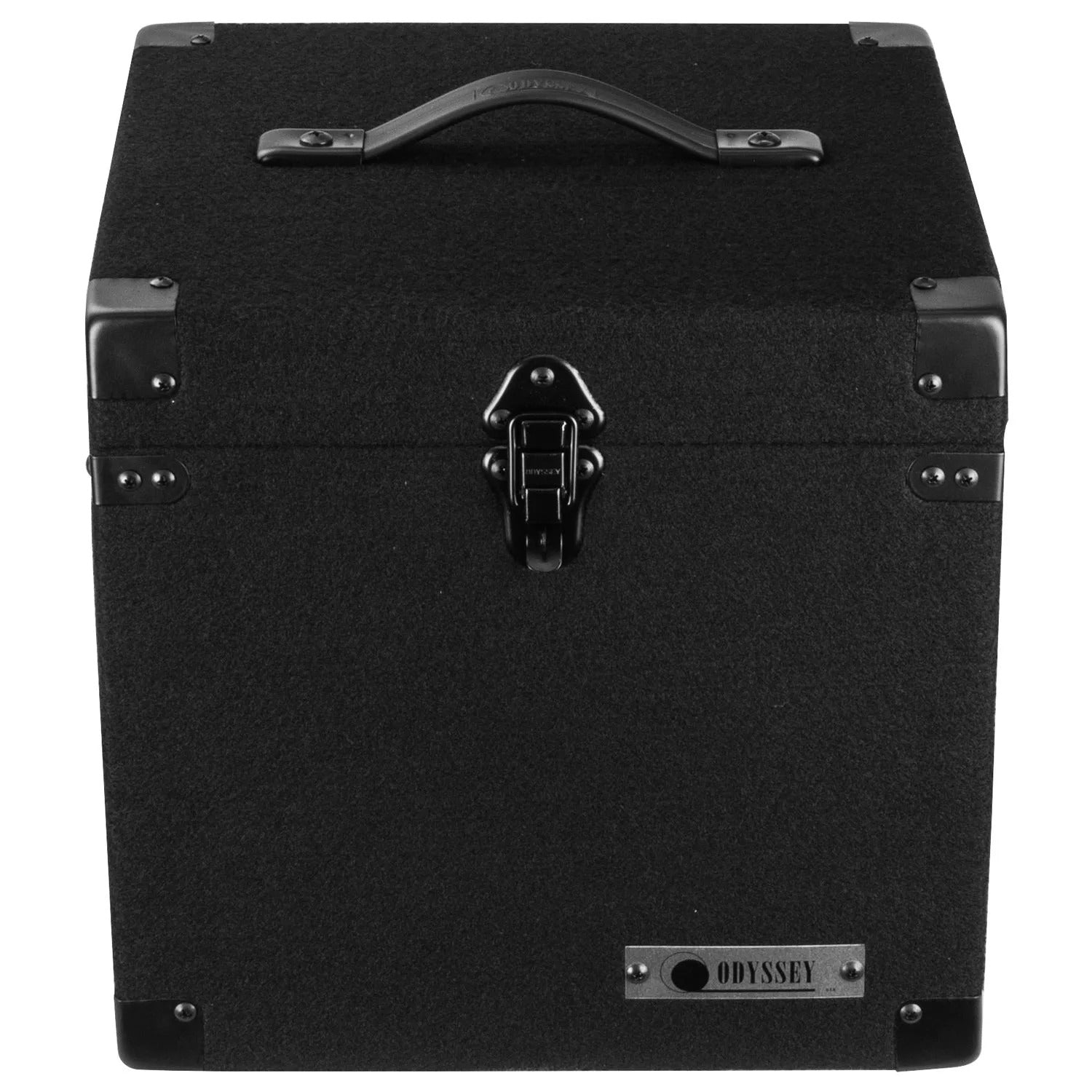 Odyssey CLP090E, Pack of 2 Carpeted DJ Cases with Detachable Lid for 90 LP Vinyl Records - Hollywood DJ