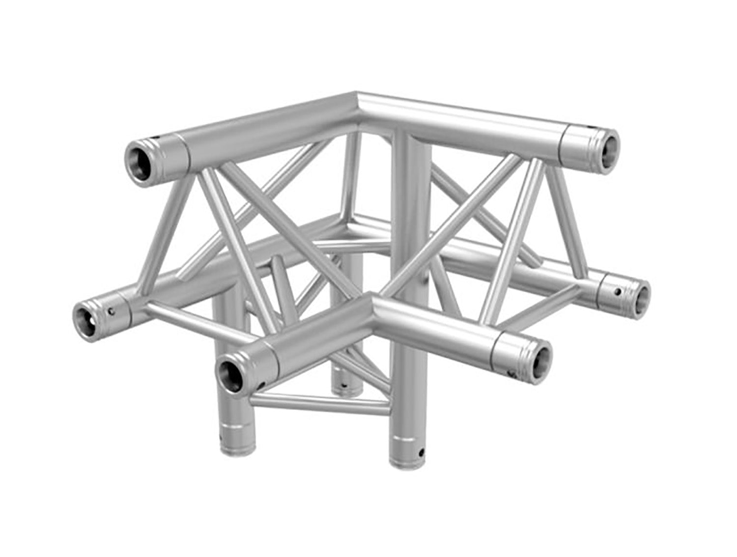 Global Truss TR-4093-UL, Three Way 90 Degree Apex Up - Left Corner for F33 Triangular Truss System - 1.64 FT - Hollywood DJ